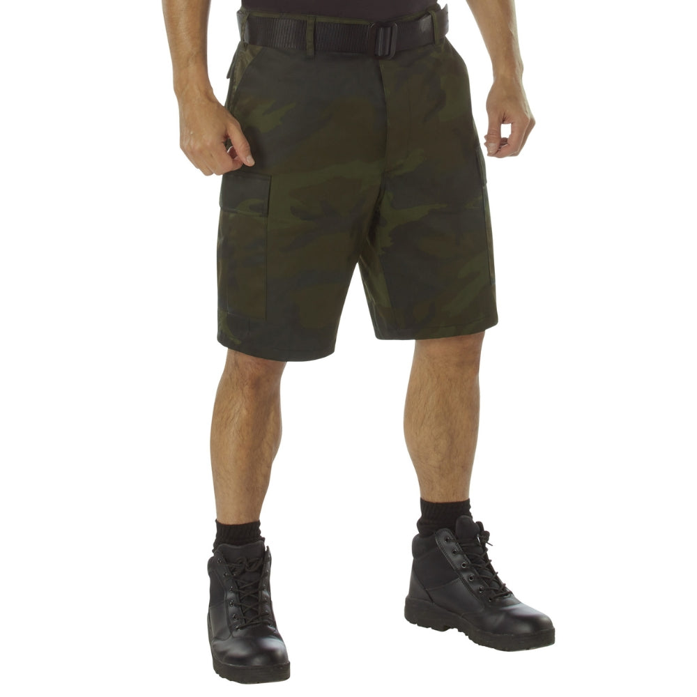Rothco Midnight Camo BDU Shorts (Midnight Woodland Camo) - 2