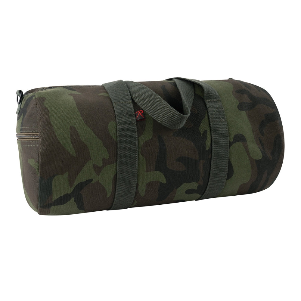 Rothco Midnight Camo Canvas Shoulder Duffle Bag | All Security Equipment - 3