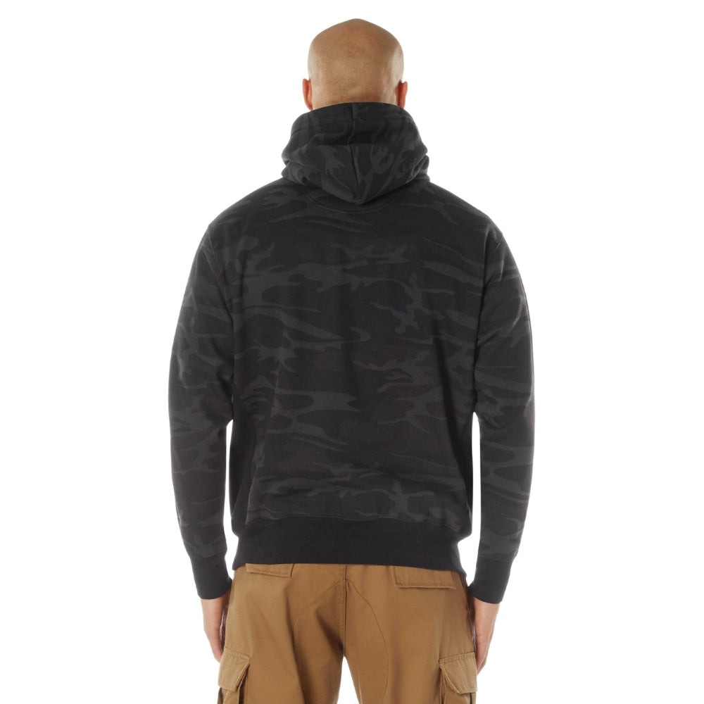 Rothco Midnight Camo Everyday Hoodie (Midnight Black Camo) - 3