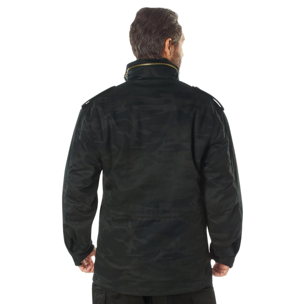 Rothco Midnight Camo M-65 Field Jacket (Midnight Black Camo) - 3
