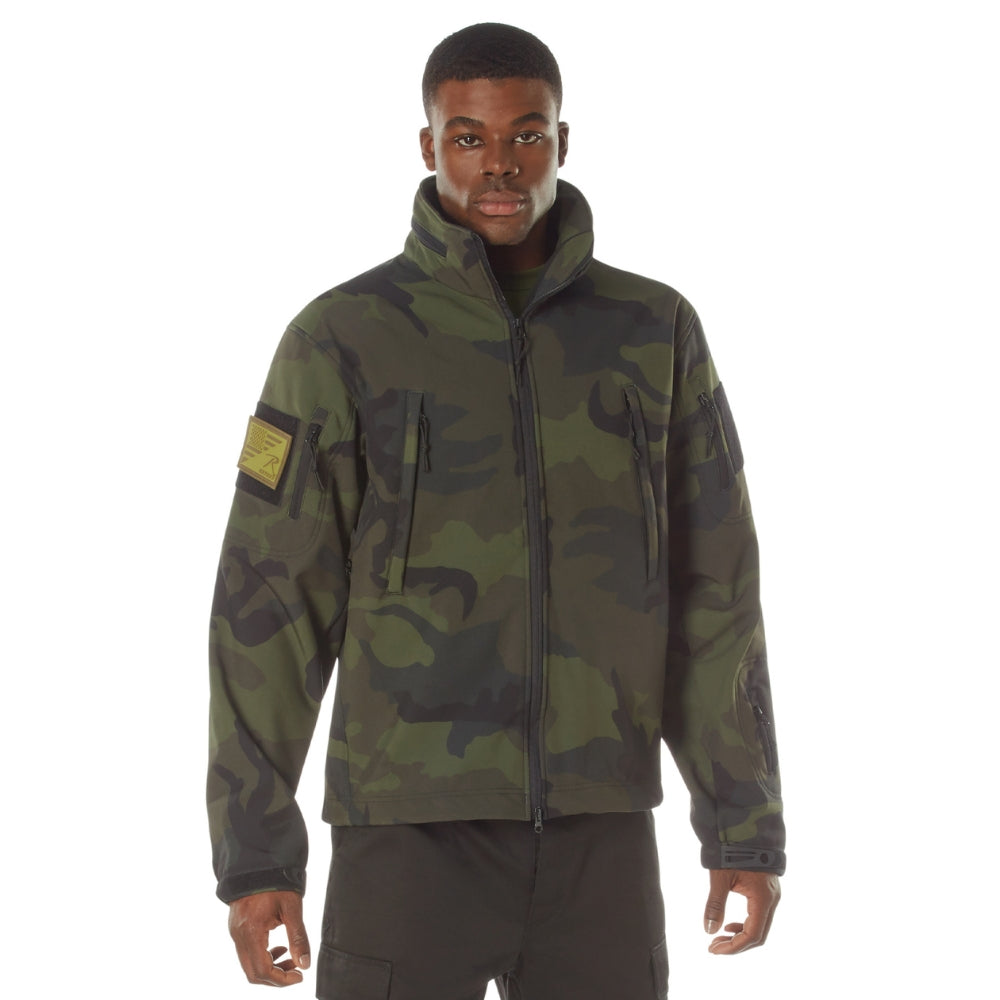 Rothco Midnight Camo Special Ops Soft Shell Jackets (Midnight Woodland Camo) - 1