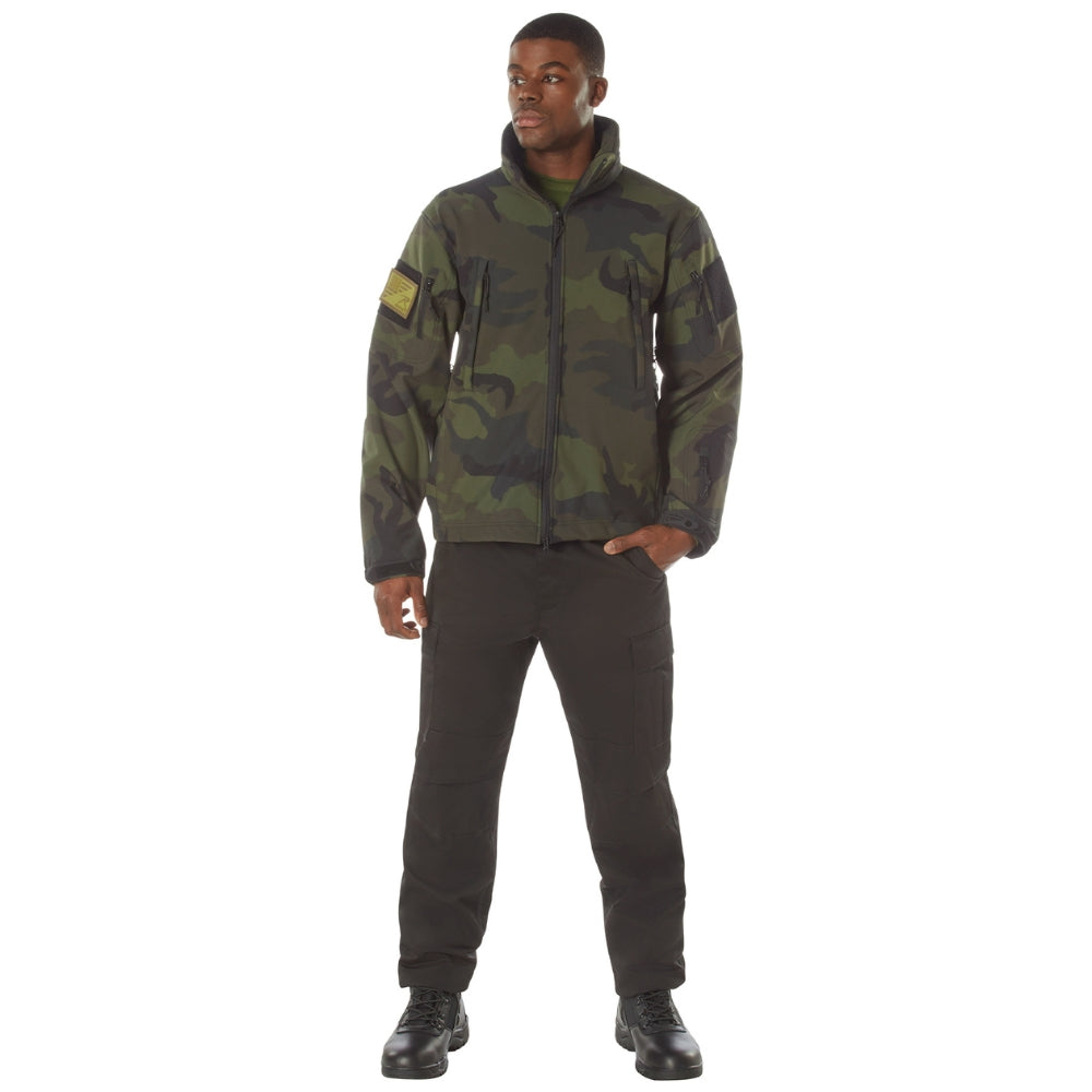 Rothco Midnight Camo Special Ops Soft Shell Jackets (Midnight Woodland Camo) - 5