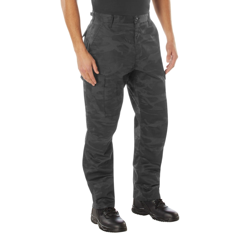 Rothco Midnight Camo Tactical BDU Pants (Midnight Black Camo) - 3