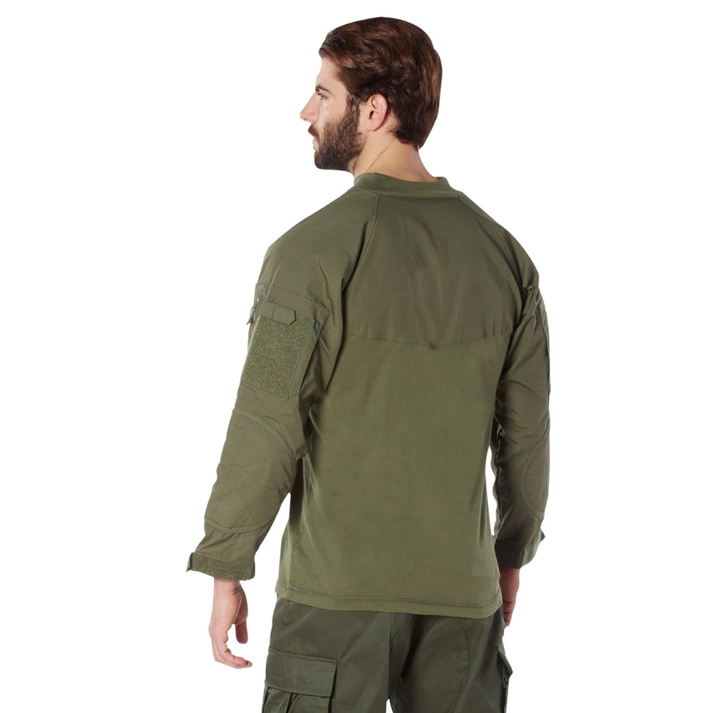 Rothco Military NYCO FR Fire Retardant Combat Shirt (Olive Drab) - 3