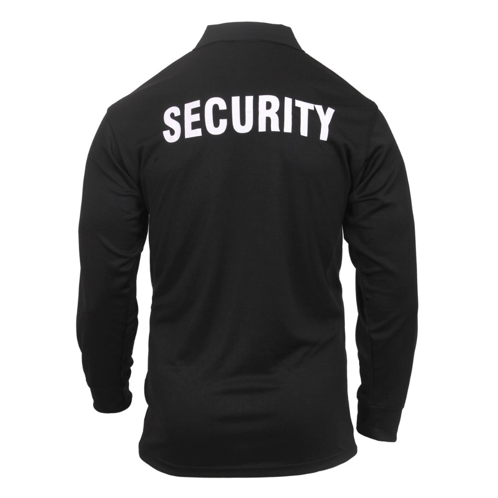 Rothco Moisture Wicking Long Sleeve Security Polo - 2