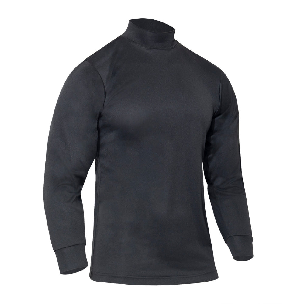 Rothco Moisture Wicking Mock Turtleneck - Black
