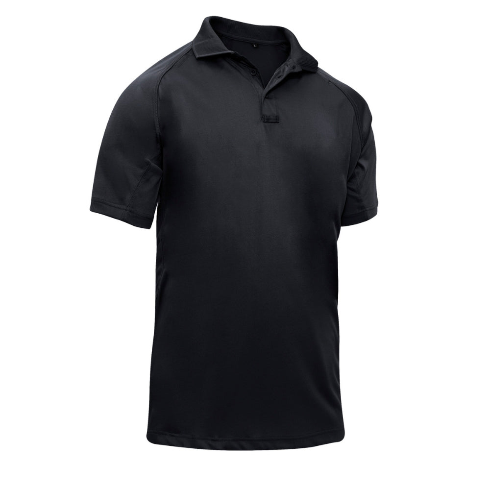 Rothco On Duty Performance Polo (Black) | All Security Equipment - 2