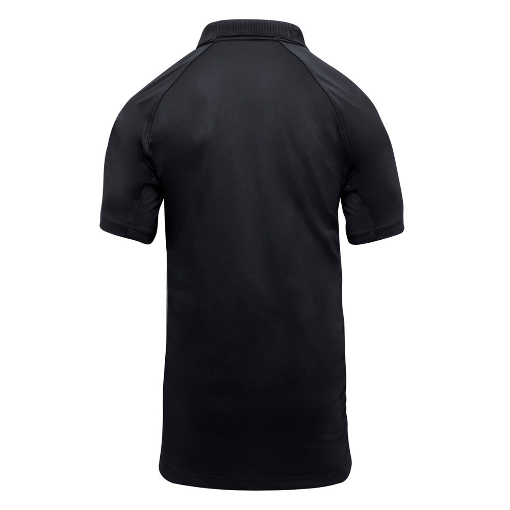 Rothco On Duty Performance Polo (Black) | All Security Equipment - 4