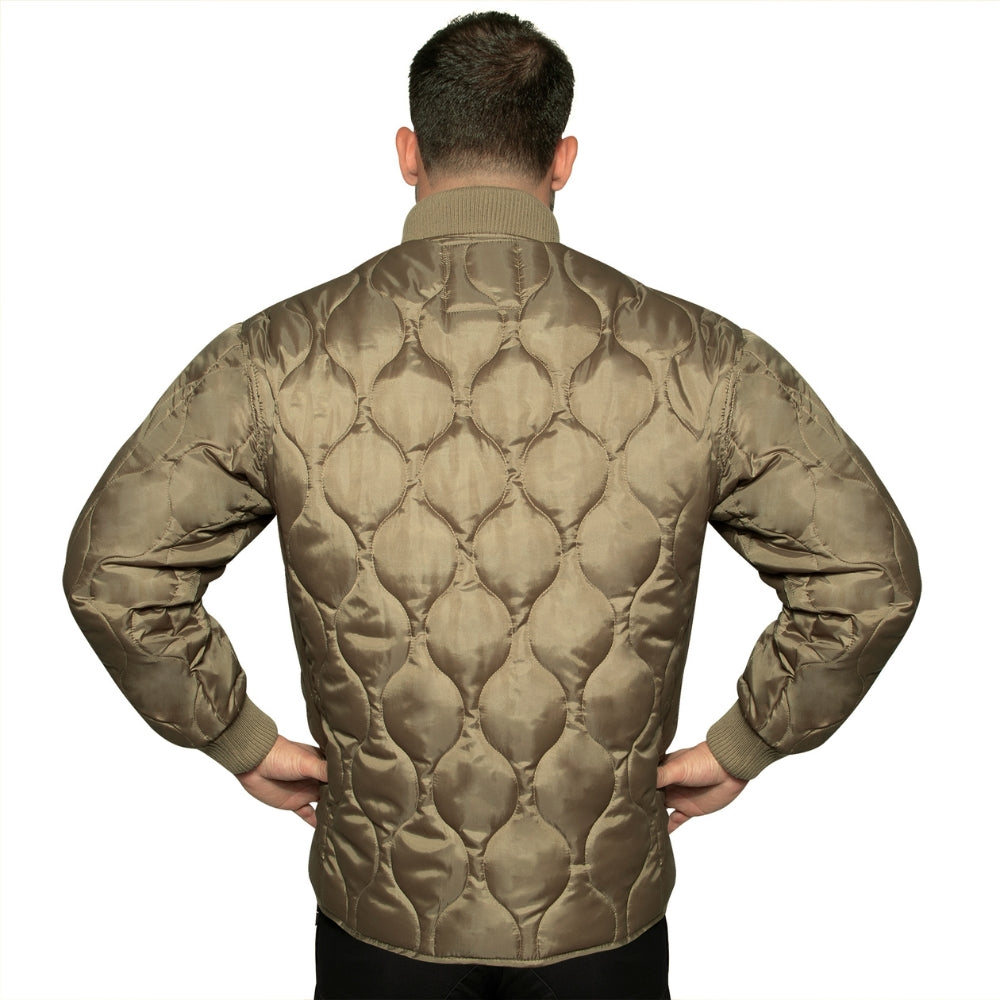 Rothco Quilted Woobie Jacket (Coyote Brown) | All Security Equipment - 6