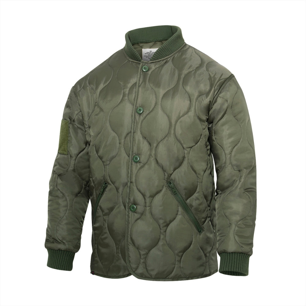 Rothco Quilted Woobie Jacket (Olive Drab) | All Security Equipment - 3