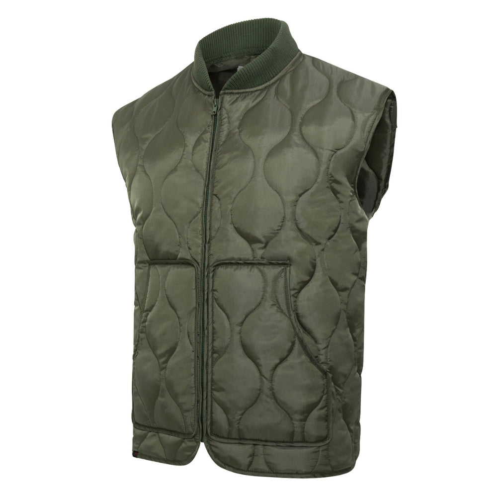 Rothco Quilted Woobie Vest (Olive Drab) | All Security Equipment - 1