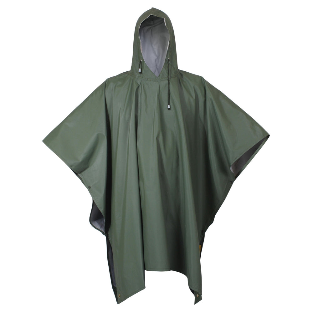 Rothco Rubberized Rainwear Poncho 613902363601 | All Security Equipment