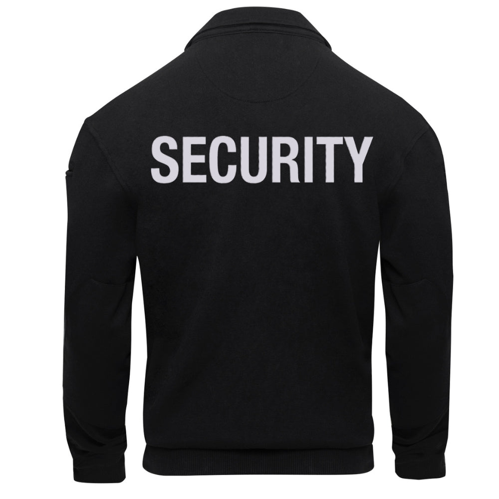 Rothco Security 1/4 Zip Job Shirt - Black | All Security Equipment - 3