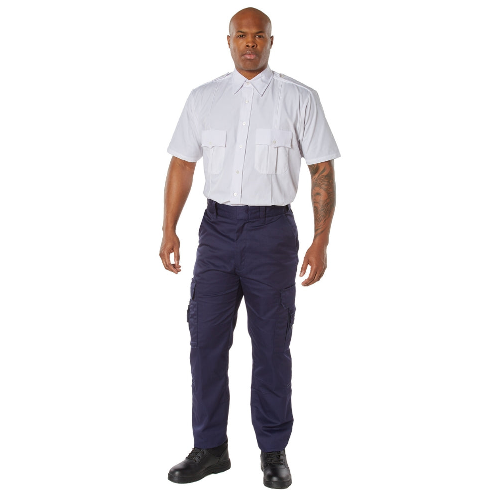Rothco Short Sleeve Uniform Shirt (White) | All Security Equipment - 6