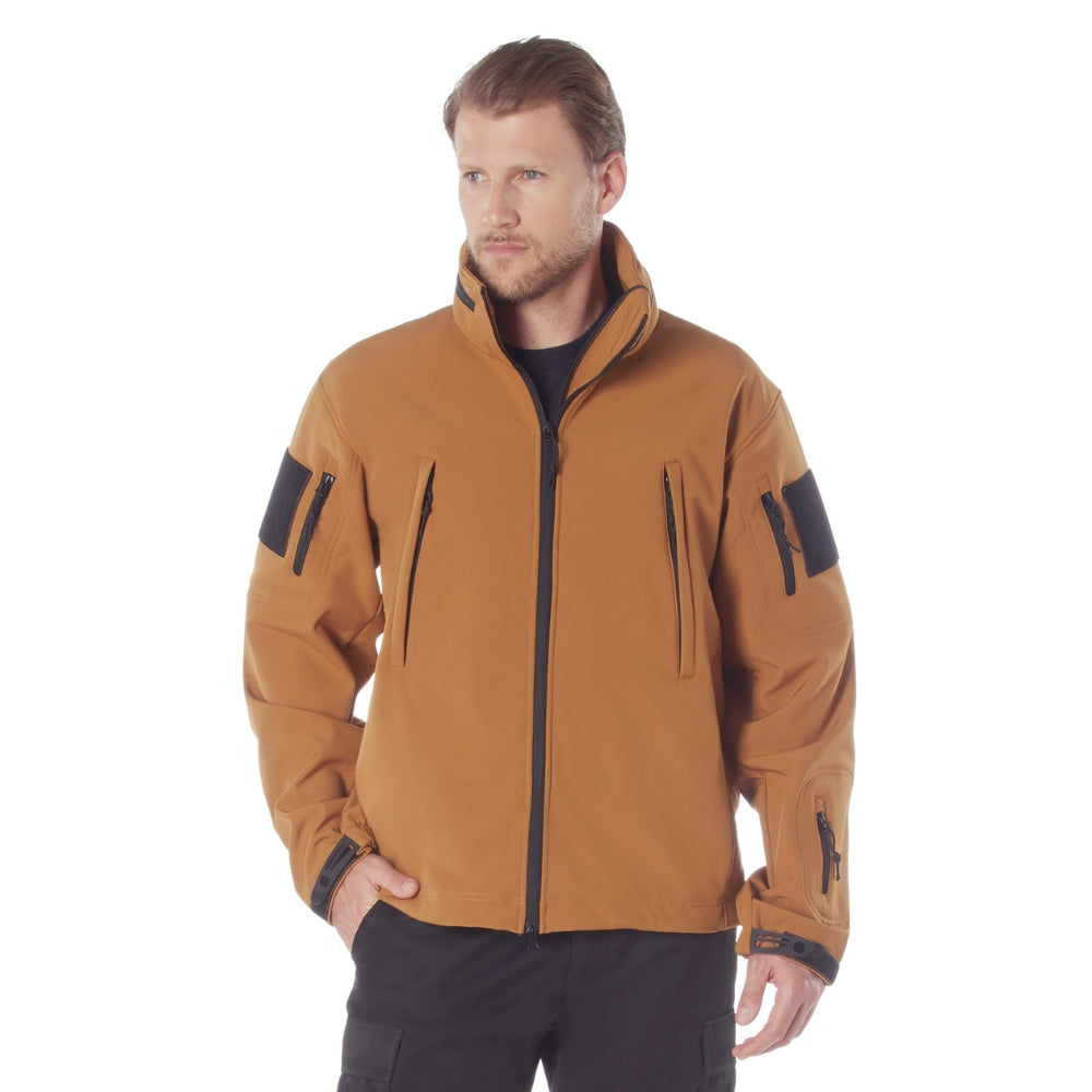 Rothco Special Ops Soft Shell Jacket (Work Brown) - 1