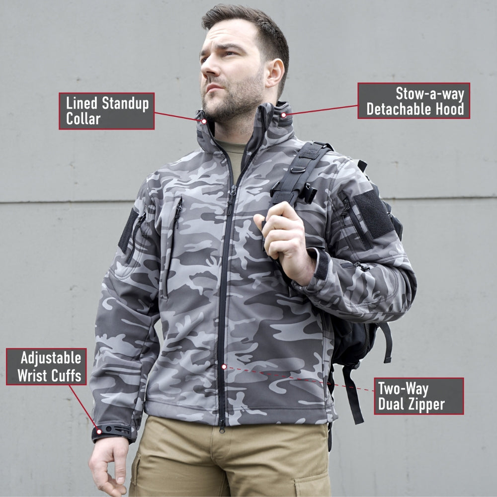 Rothco Special Ops Soft Shell Jacket (Work Brown) - 5