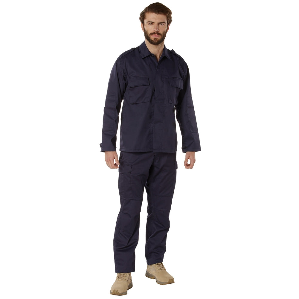 Rothco Tactical 2 Pocket BDU (Battle Dress Uniform) Shirt (Navy Blue) - 7