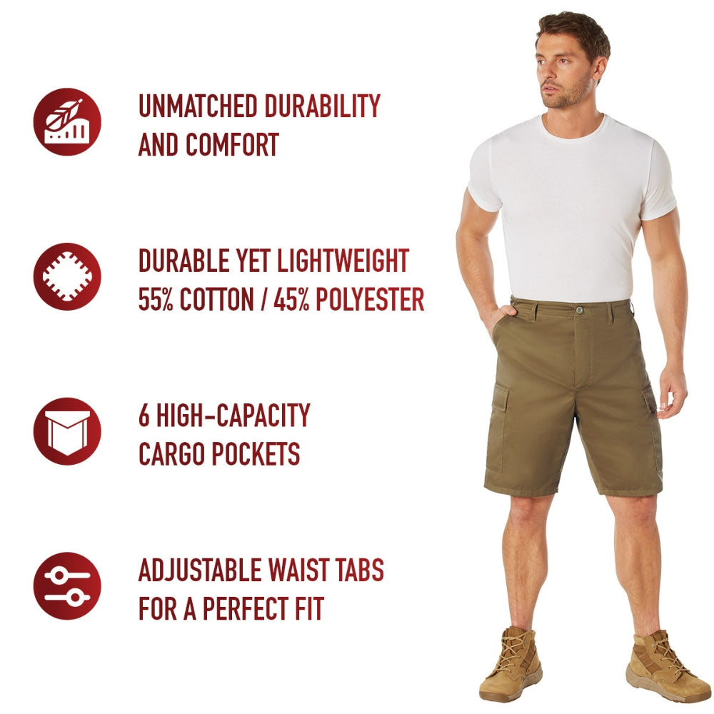 Rothco Tactical BDU Shorts (Work Brown) | All Security Equipment - 5