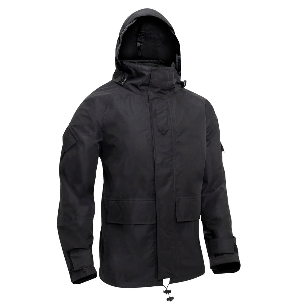 Rothco Tactical Hard Shell Waterproof Jacket - Black - 2
