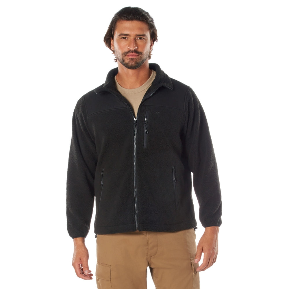 Rothco Trailsman Sherpa Fleece Jacket (Black)