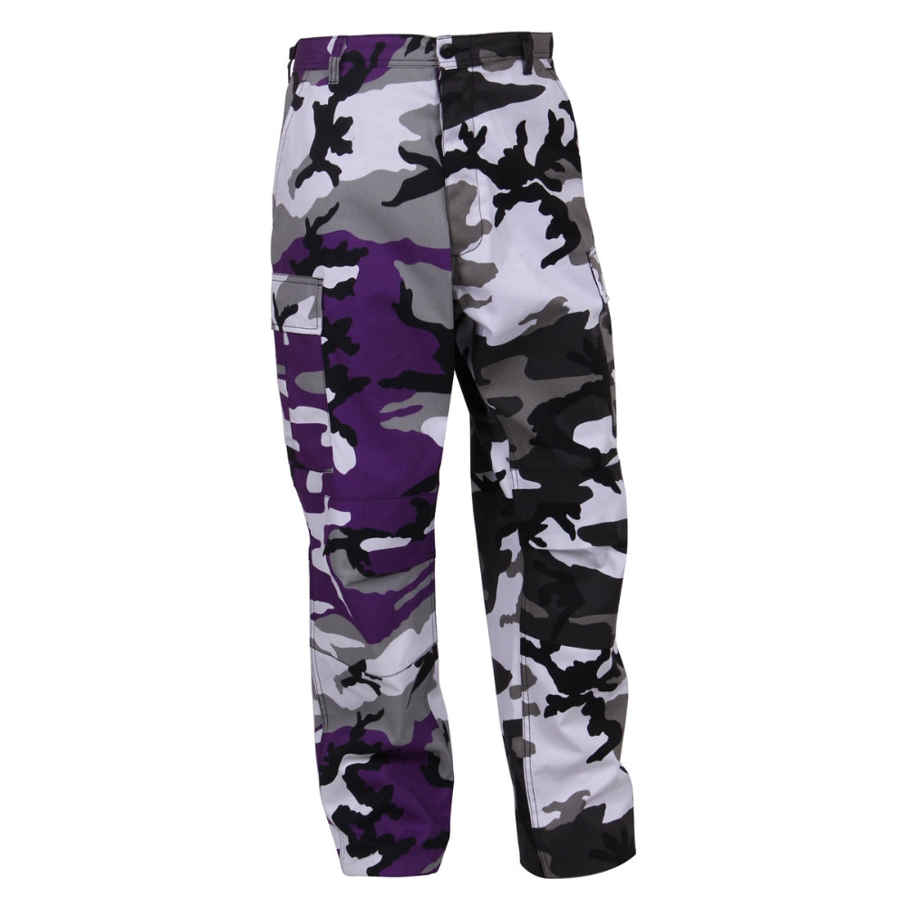 Rothco Two-Tone Camo BDU Pants (Ultra Violet Purple City Camo)