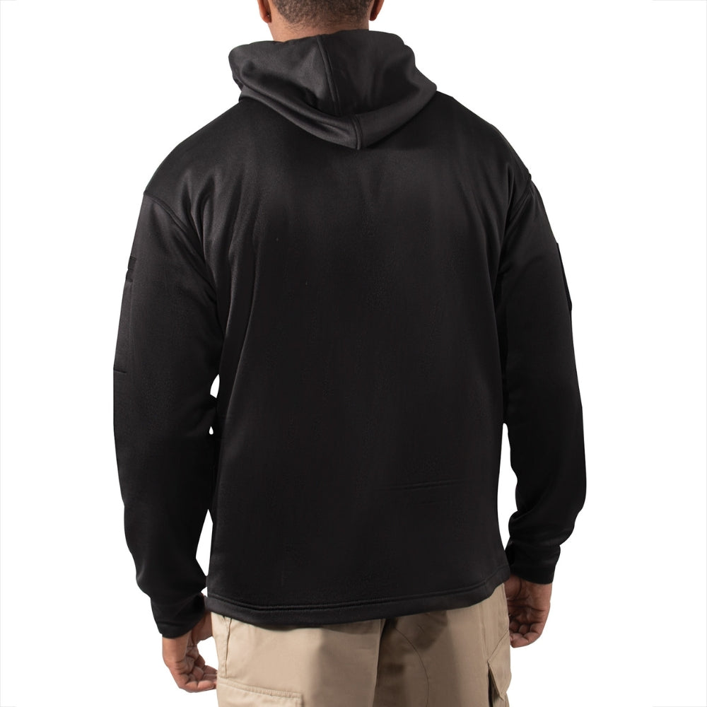 Rothco US Flag USMC Eagle Globe & Anchor Concealed Carry Hoodie (Black) - 3