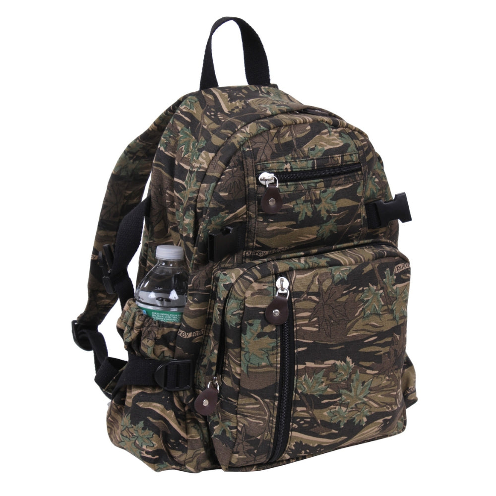 Rothco Vintage Canvas Compact Backpack | All Security Equipment - 6