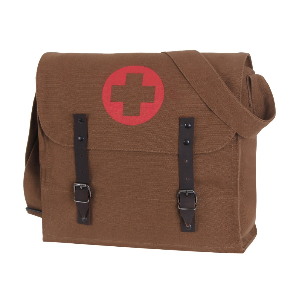Rothco Vintage Medic Canvas Bag With Cross | All Security Equipment