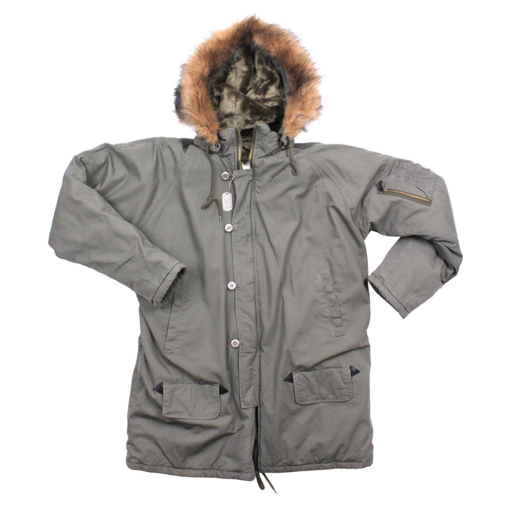 Rothco Vintage N-3B Parka (Olive Drab) | All Security Equipment