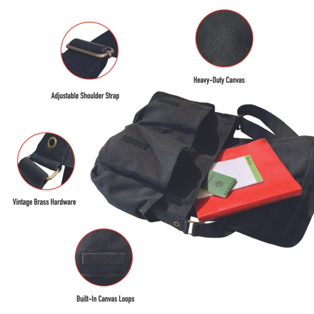 Rothco Vintage Washed Canvas Messenger Bag | All Security Equipment - 6