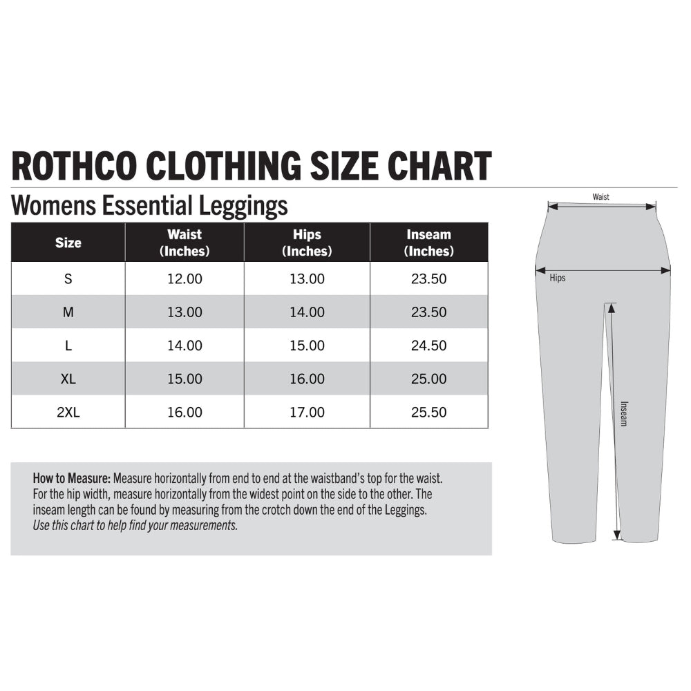 Rothco Womens Essential Leggings with Pockets (Midnight Black Camo) - 5