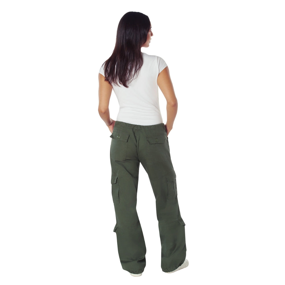 Rothco Womens Vintage Paratrooper Fatigue Pants (Olive Drab) - 4