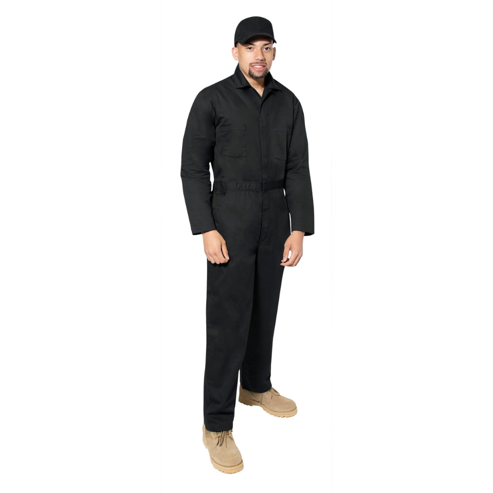 Rothco Workwear Coverall (Black) | All Security Equipment - 1