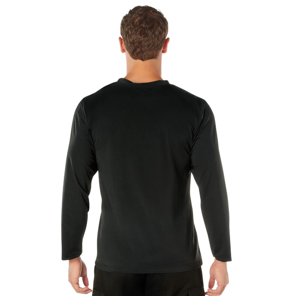 Rothco Long Sleeve Army PT Shirt - Black / Gold | ASE
