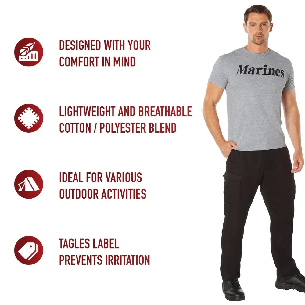 Rothco Marines Physical Training T-Shirt - Grey | ASE