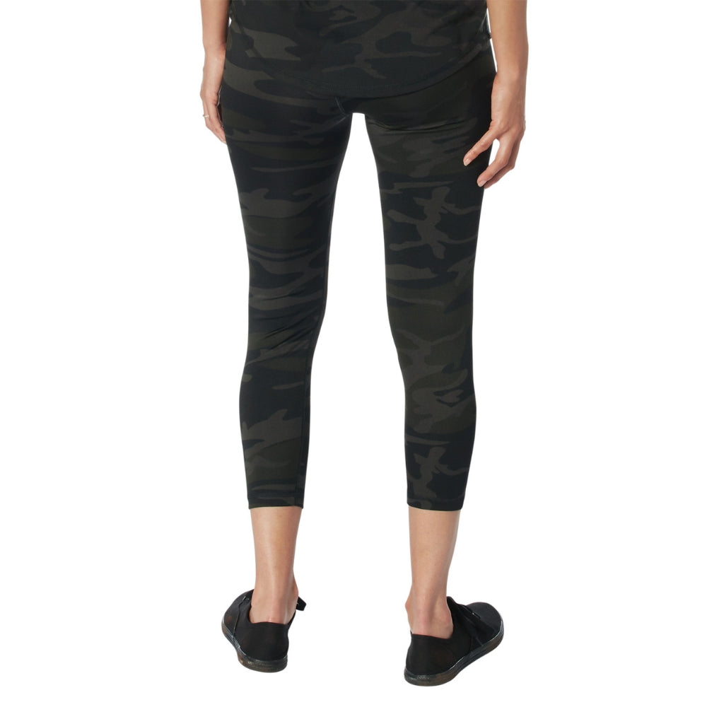 Rothco Womens Essential Leggings - Midnight Black Camo | ASE
