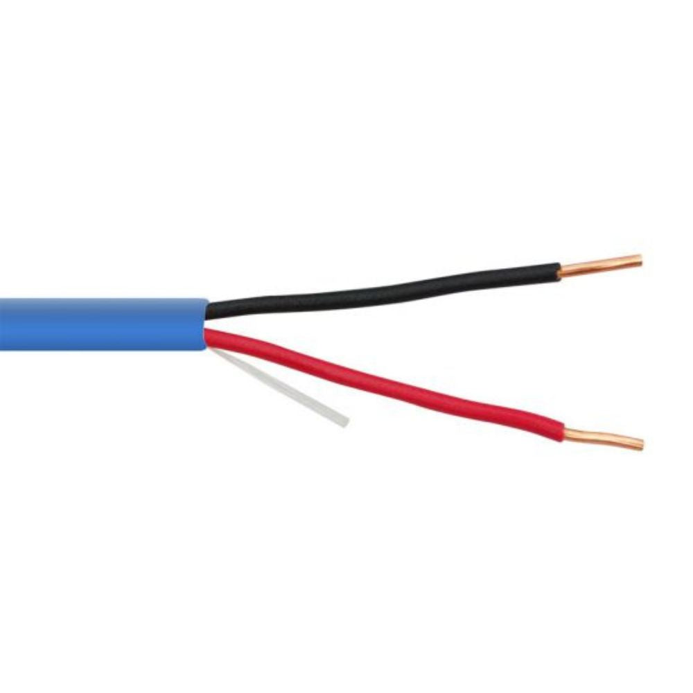 SCP 16 AWG Fire Alarm Cable PVC-Blue (1000 ft. Spool) 16/2FPLR-BL