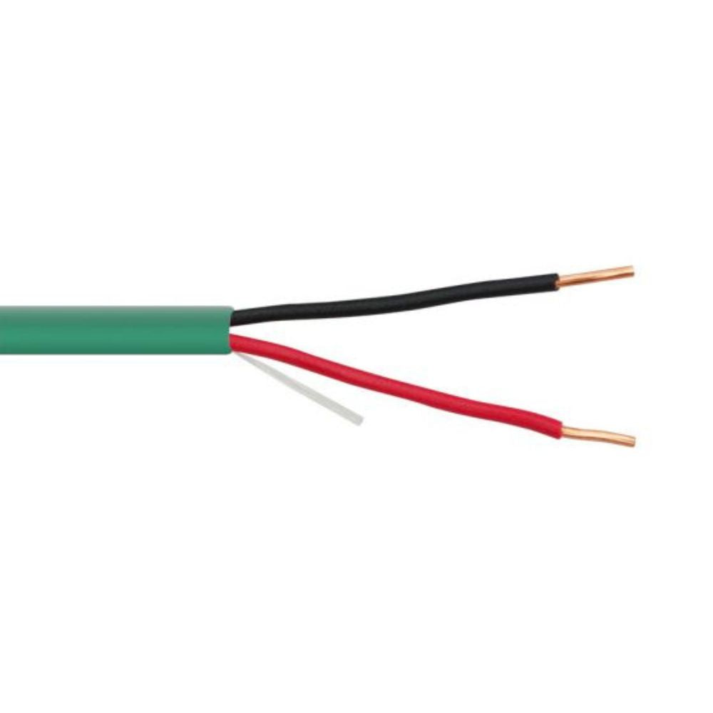 SCP 16 AWG Fire Alarm Cable PVC-Green (1000 ft. Spool) 16/2FPLR-GN