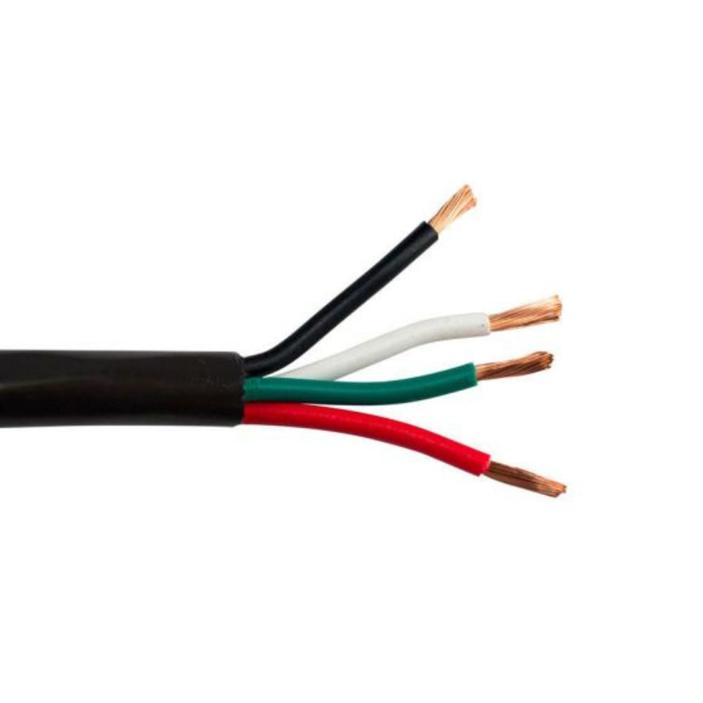 SCP 4C/16AWG Unshielded Direct Burial Cable Black 500ft. 16/4DB-500