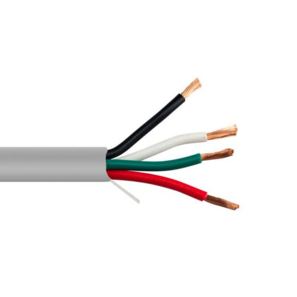 SCP 4C/22 AWG Stranded Security Alarm Cable PVC-Gray 1000 ft. 22/4-GY
