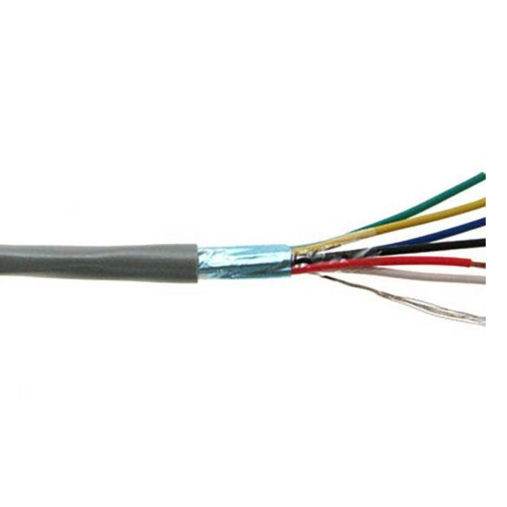 SCP 6C/22 AWG Shielded Audio Cable PVC-Gray (1000 ft. Box) 22/6SH-GY
