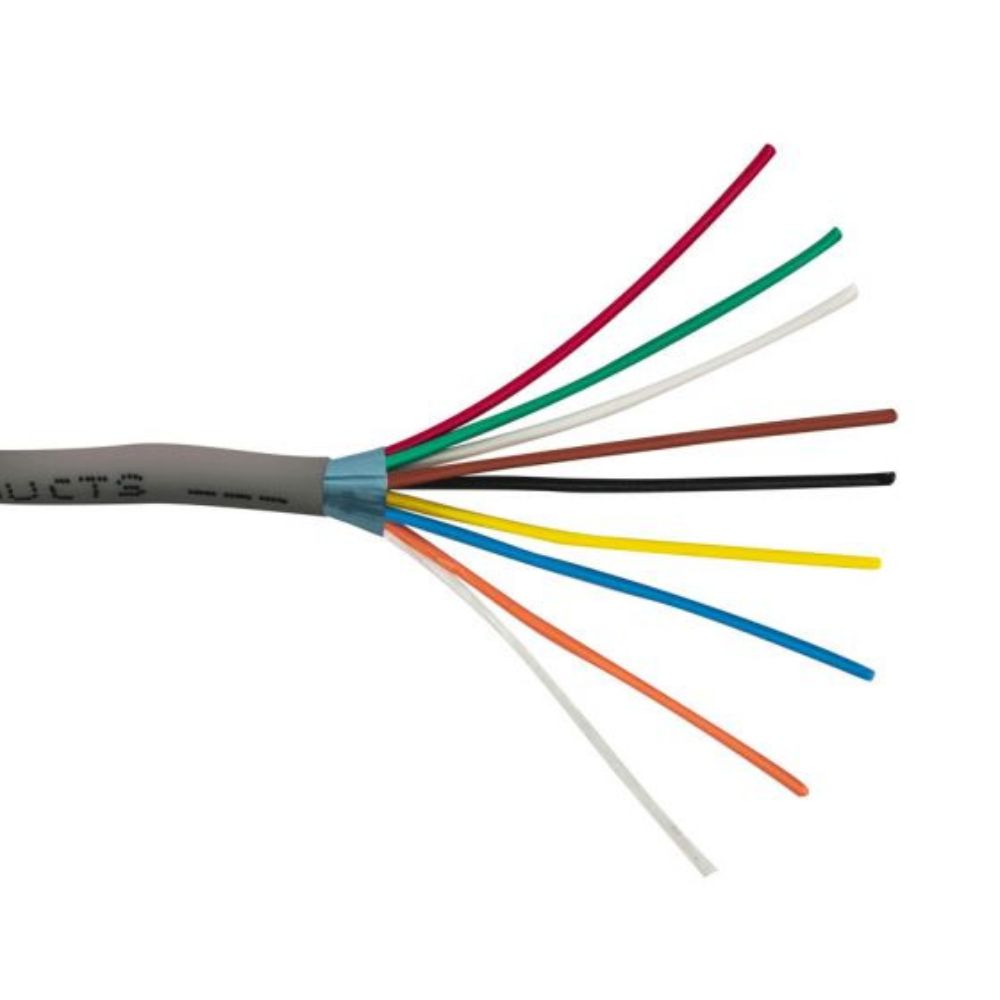SCP 8C/22 AWG Shielded Audio Cable PVC-Gray (1000 ft. Box) 22/8SH-GY