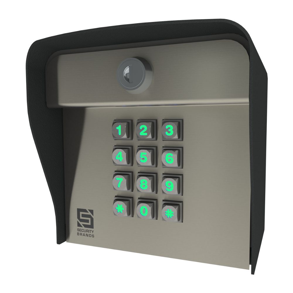 Security Brands Advantage ONE Keypad w/ Knox Cutout (Post Mount) | All Security Equipment