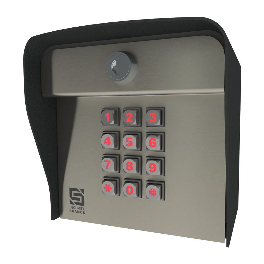 Security Brands Advantage ONE Keypad w/ Knox Cutout (Post Mount) | All Security Equipment