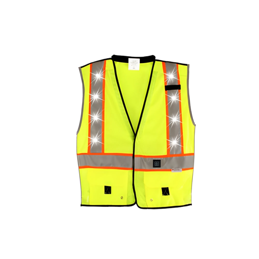 Stop-Lite ANSI Class 2 LED Tearaway Safety Vest | All Security Equipment