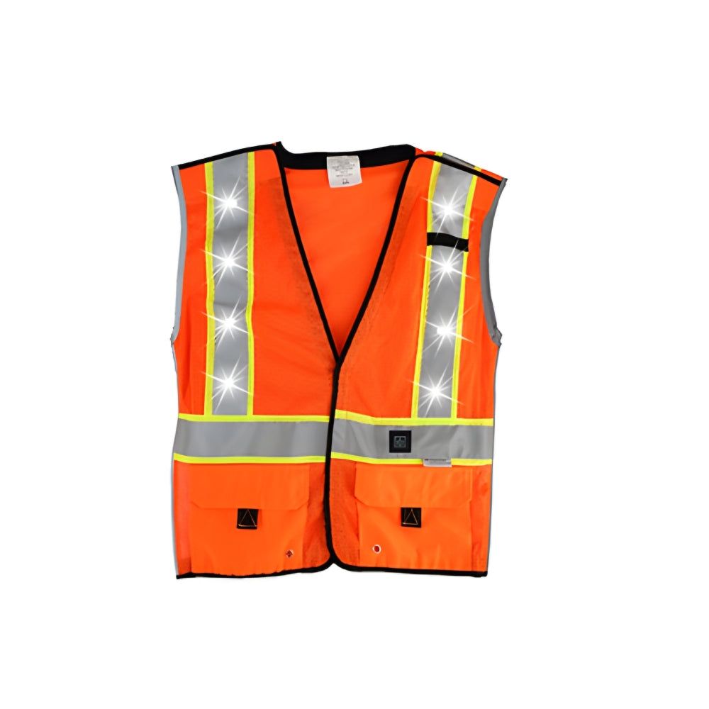 Stop-Lite ANSI Class 2 LED Tearaway Safety Vest | All Security Equipment