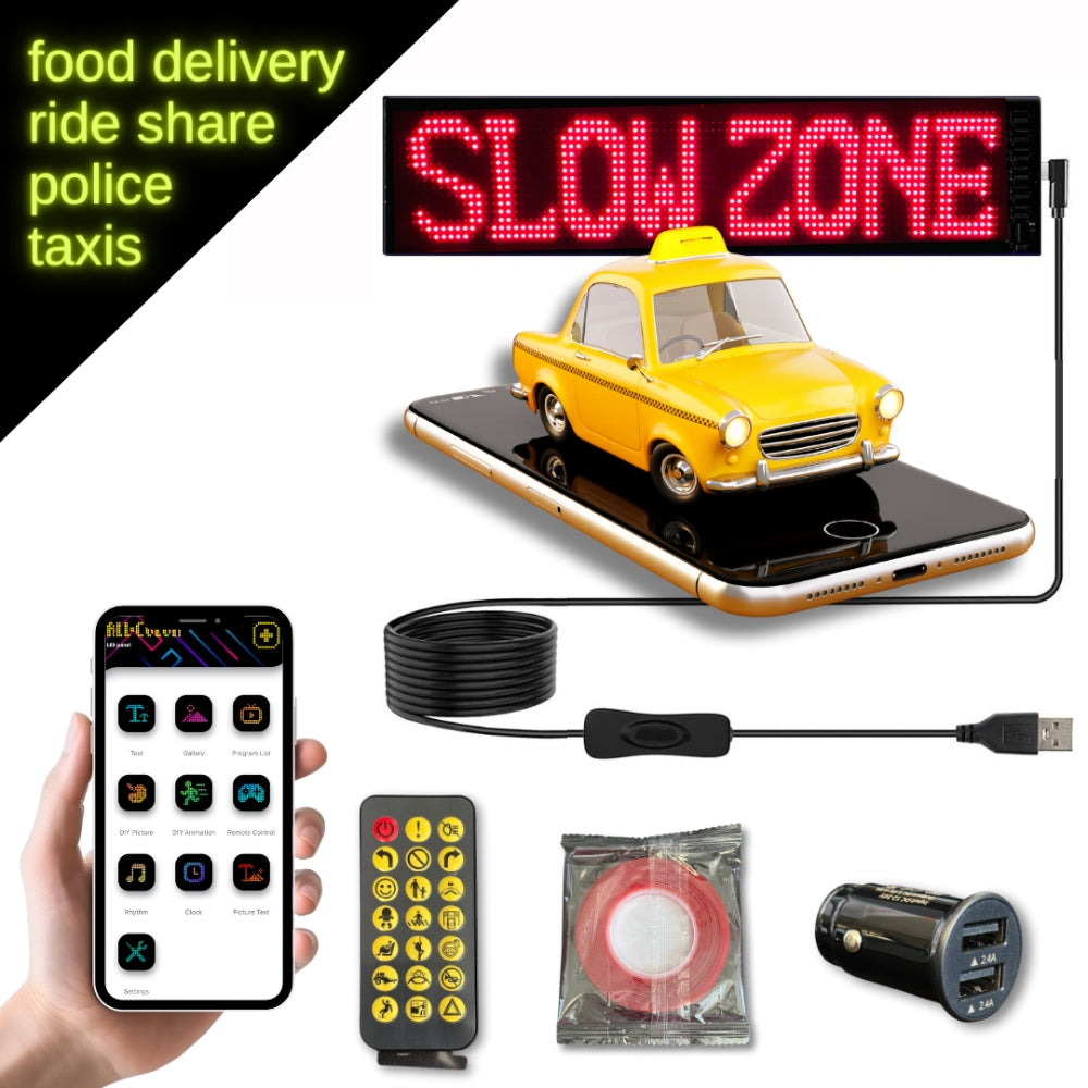 Stop-Lite AP-41 LED Flexible Window Banner | All Security Equipment