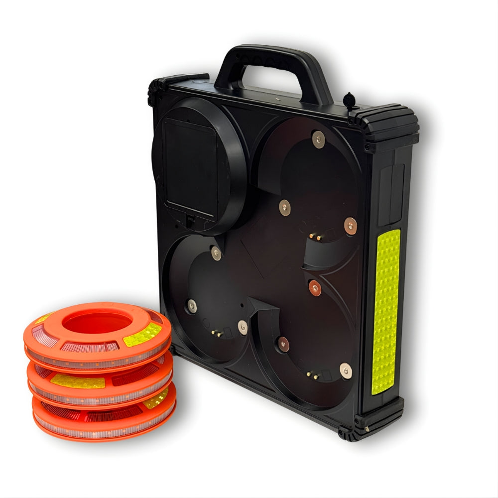 Stop-Lite AP-61 Cone Ring LED Light with Case (Pack of 6) | All Security Equipment