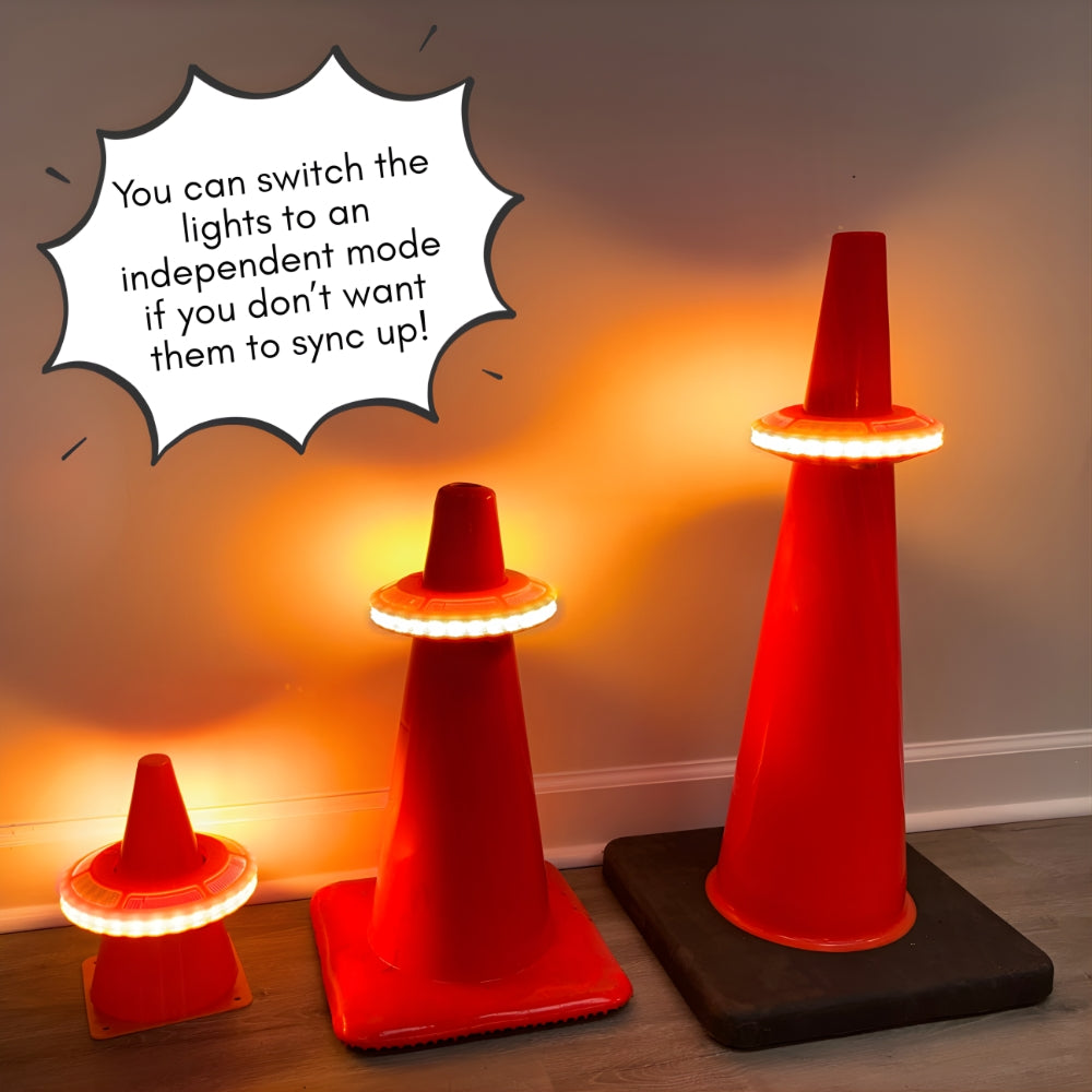 Stop-Lite AP-61 Cone Ring LED Light with Case (Pack of 6) | All Security Equipment