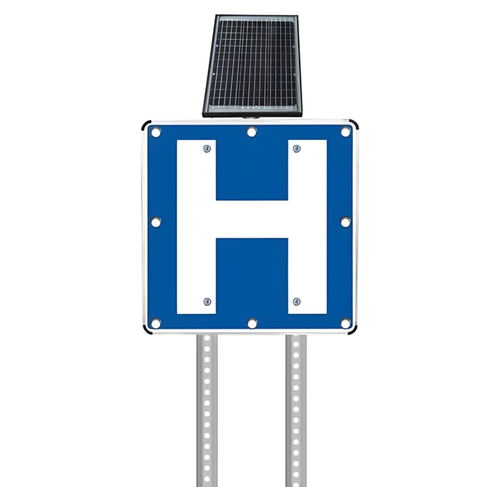 Stop-Lite D9-2 Solar LED Hospital Sign | All Security Equipment